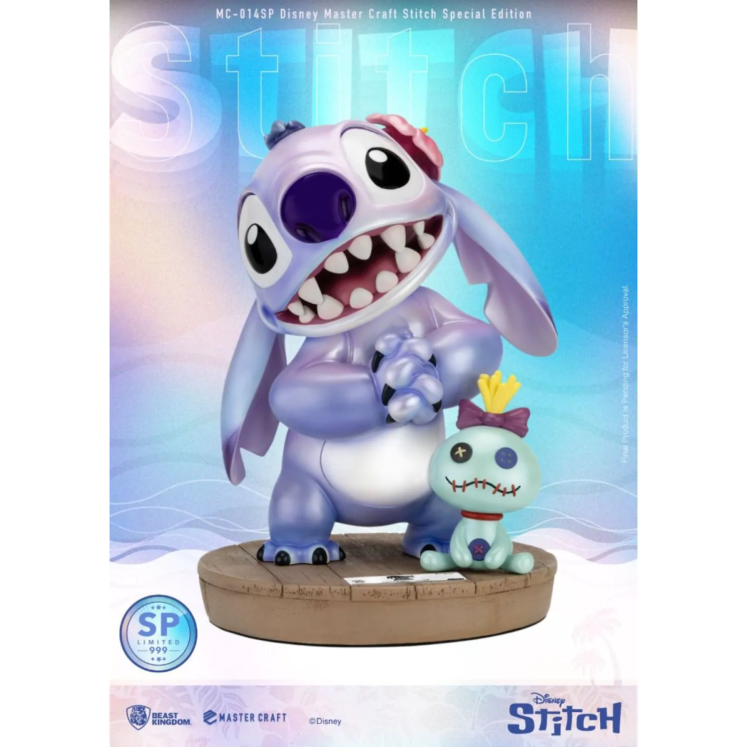 Disney Master Craft Statue Lilo & Stitch Stitch Edycja Specjalna 34 cm zdjęcie produktu