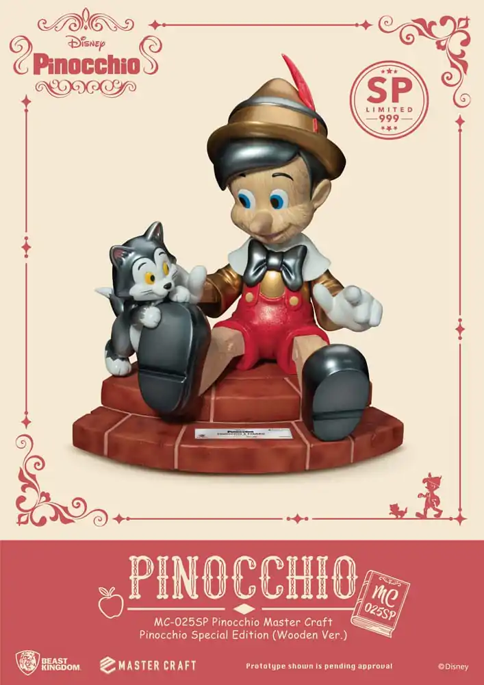 Disney Master Craft Statue Pinokio Wooden Ver. Edycja Specjalna 27 cm zdjęcie produktu