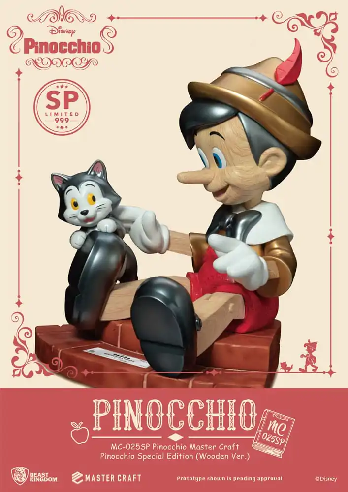 Disney Master Craft Statue Pinokio Wooden Ver. Edycja Specjalna 27 cm zdjęcie produktu