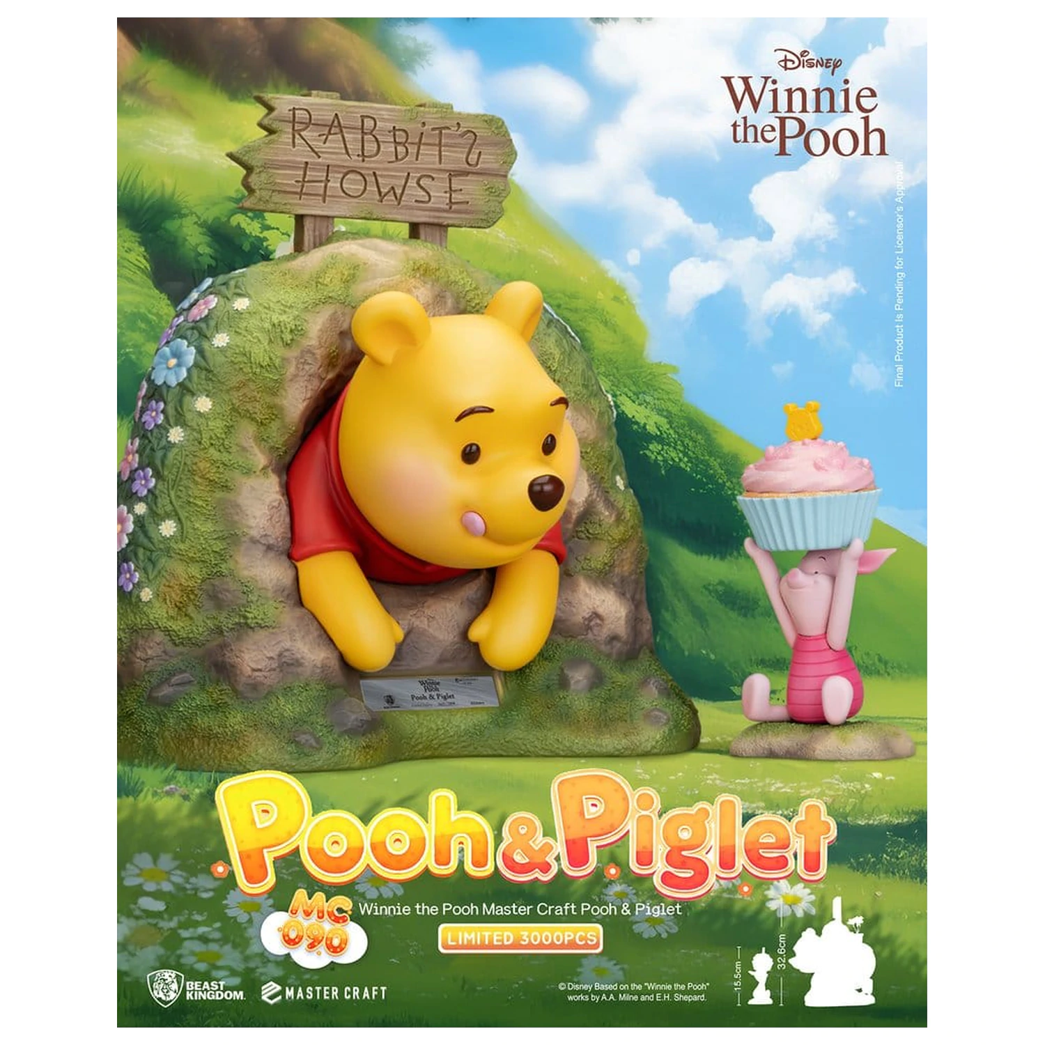 Disney Master Craft Statua Pooh & Piglet 33 cm zdjęcie produktu