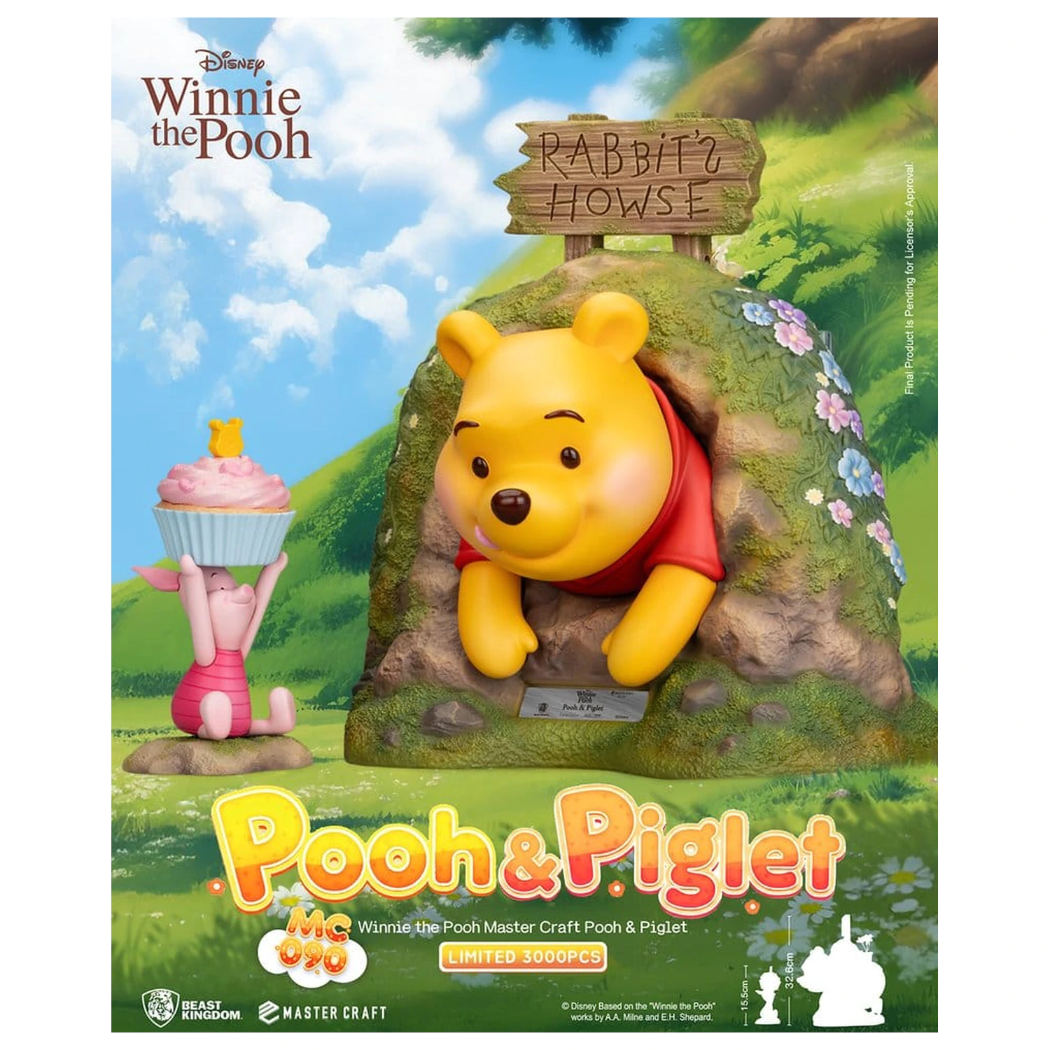 Disney Master Craft Statua Pooh & Piglet 33 cm zdjęcie produktu