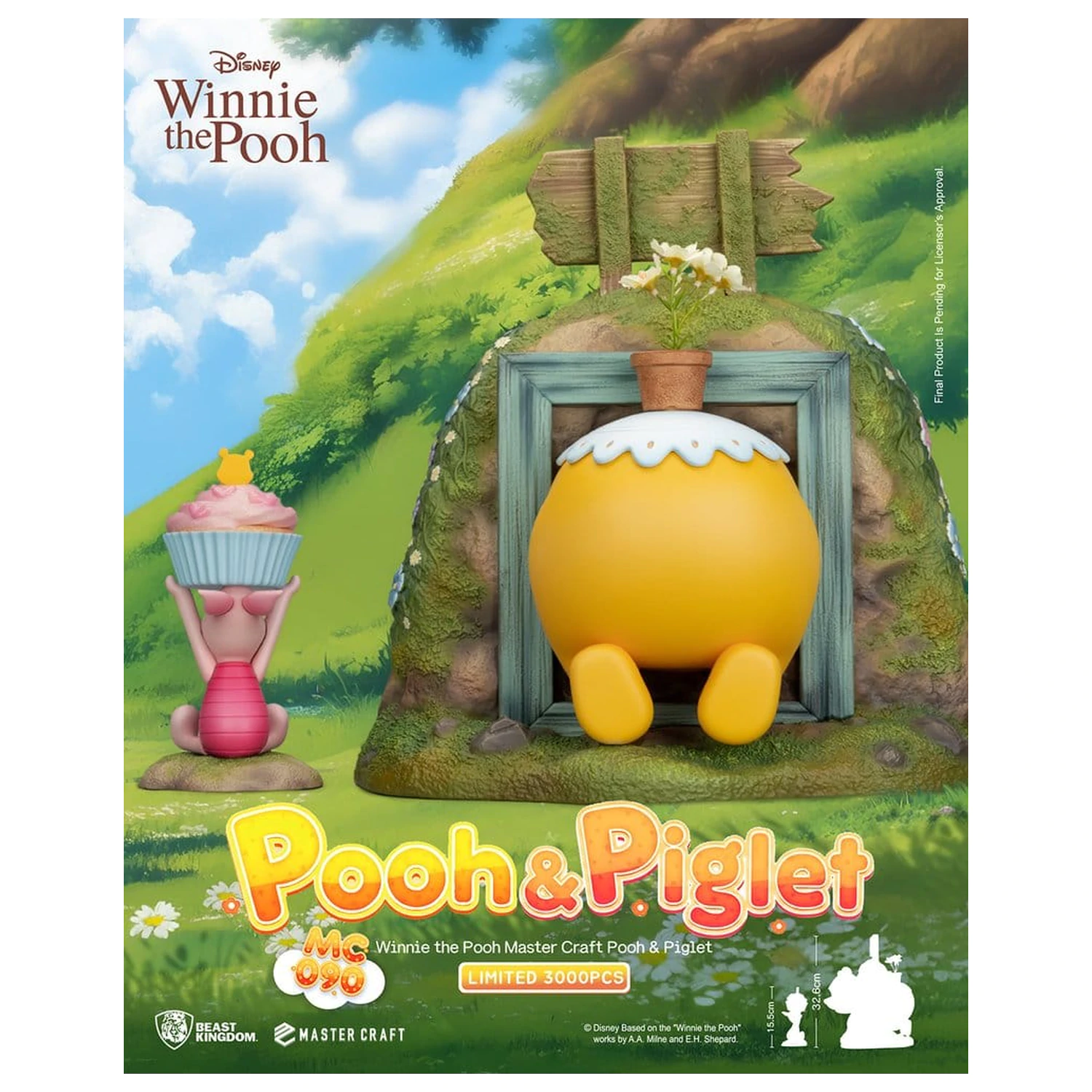 Disney Master Craft Statua Pooh & Piglet 33 cm zdjęcie produktu
