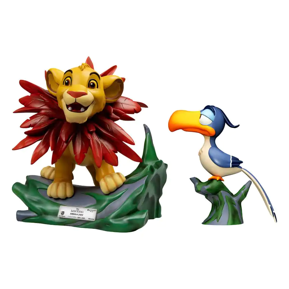 Disney Master Craft Statues 2-Pack Król Lew Mały Simba & Zazu 31 cm zdjęcie produktu