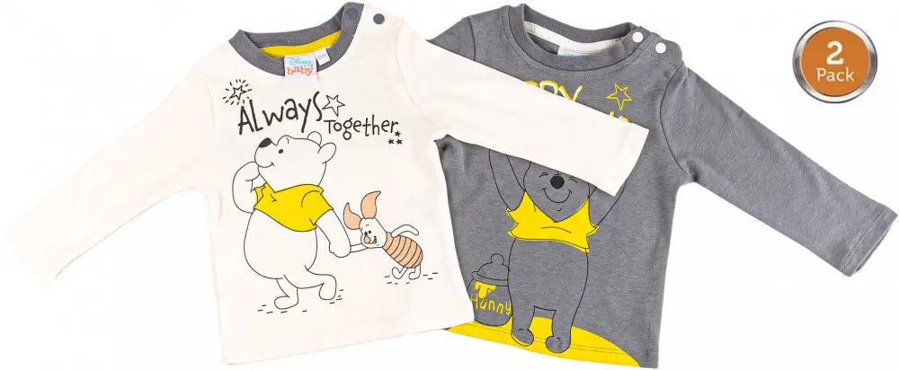Disney Kubuś Puchatek dziecięcy T-shirt, top 2-częściowy zdjęcie produktu
