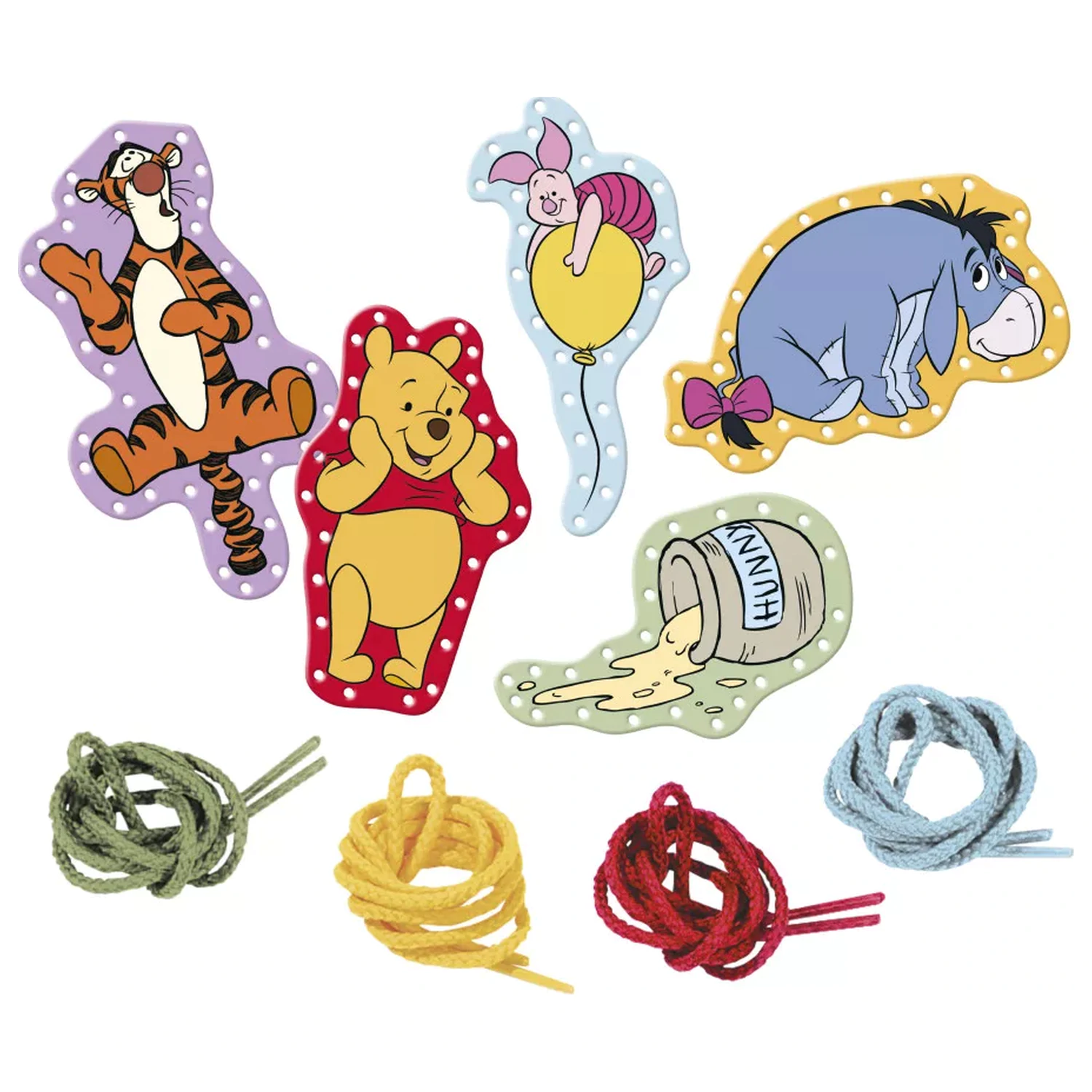 Disney Winnie the Pooh Happy Karty do nauki sznurowania, 5 szt. zdjęcie produktu