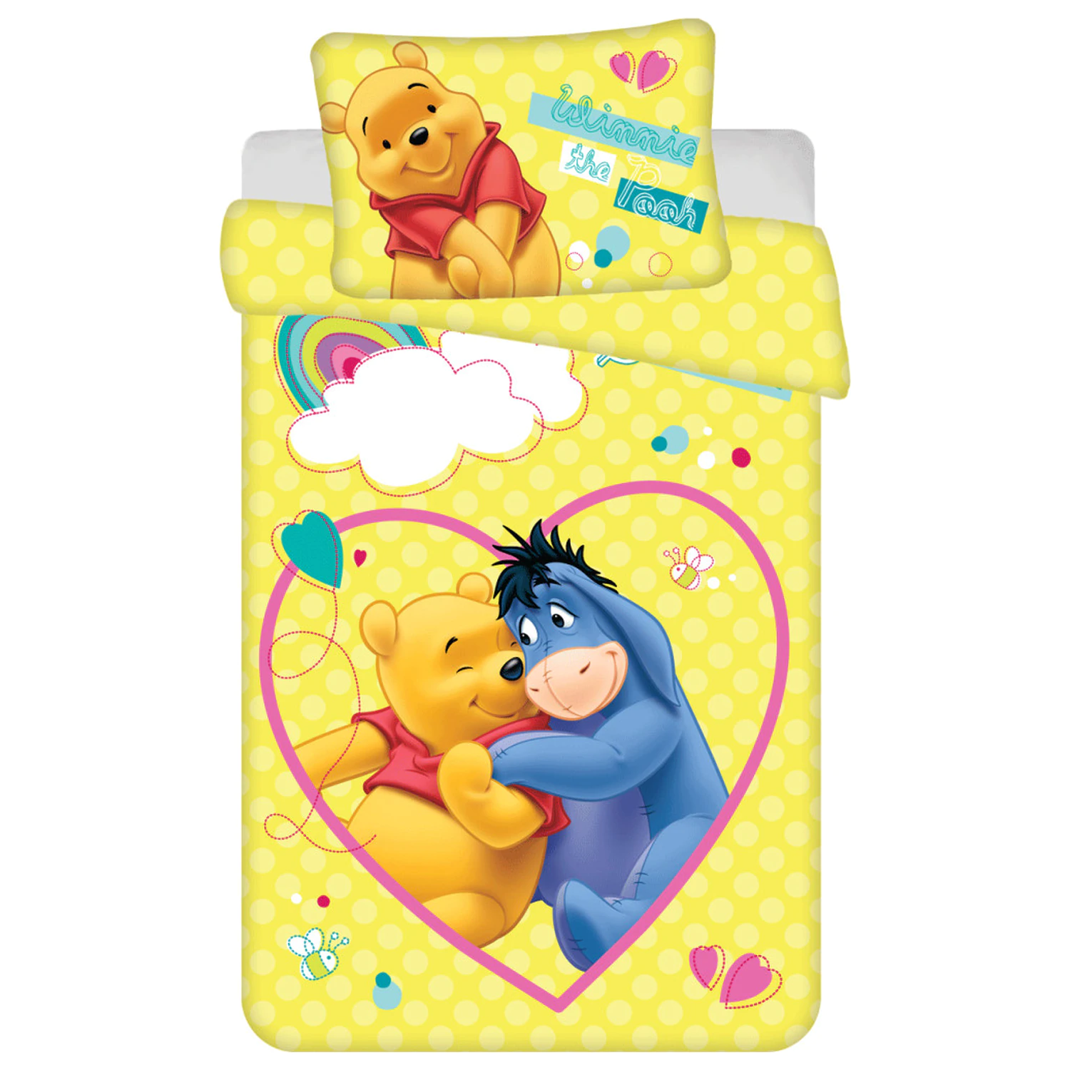 Disney Winnie the Pooh Smile Kids' Poszwa na Kołdrę zdjęcie produktu