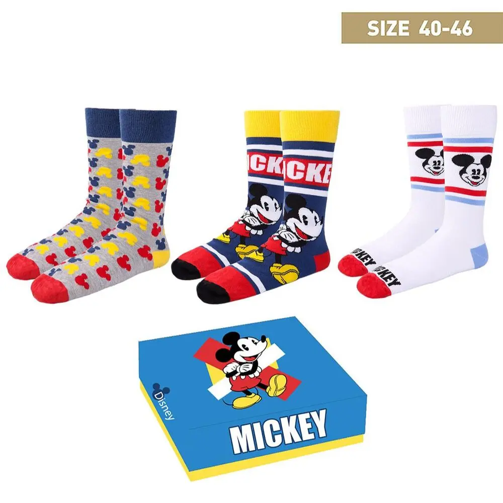 Disney Mickey pack 3 pary skarpet zdjęcie produktu