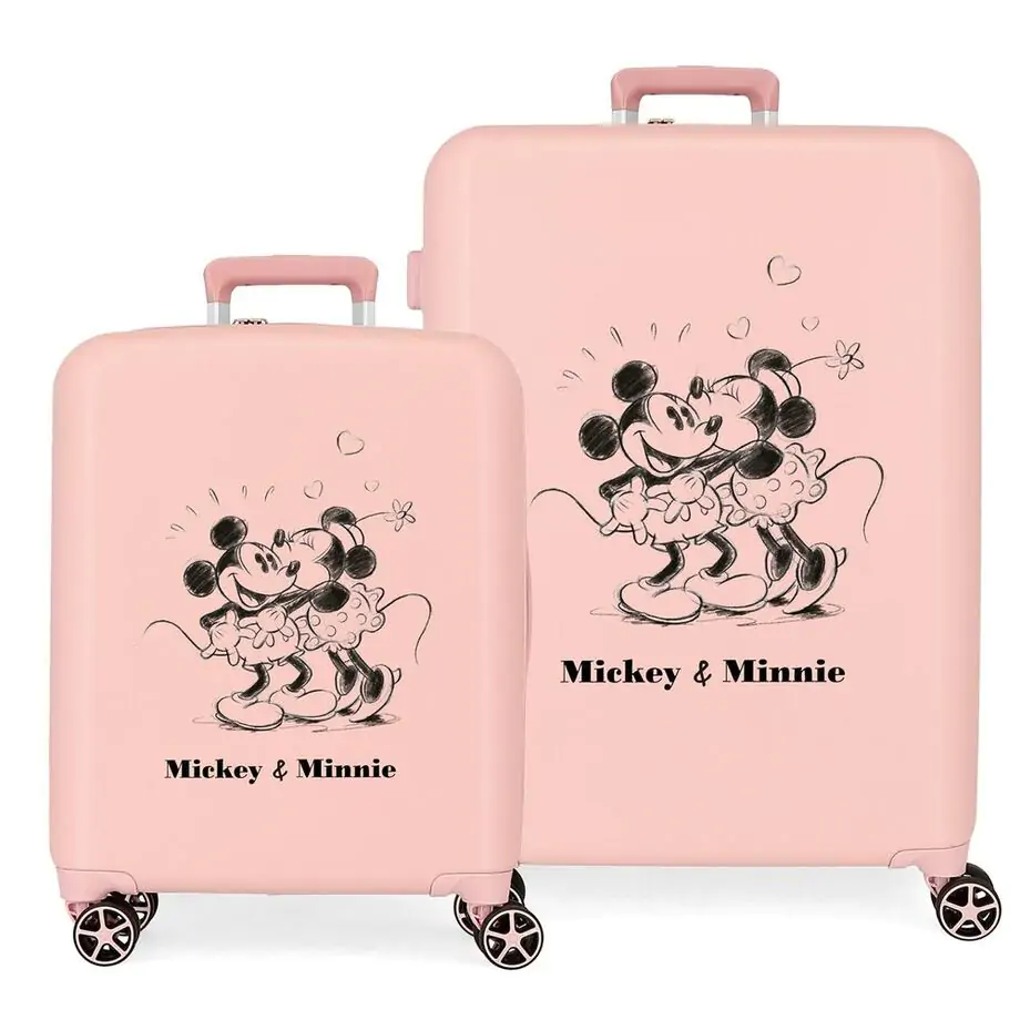 Disney Mickey & Minnie Kisses ABS pack 2 walizki na kółkach trolley zdjęcie produktu