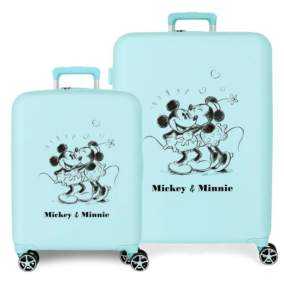 Disney Mickey & Minnie Kisses ABS pack 2 walizki na kółkach zdjęcie produktu