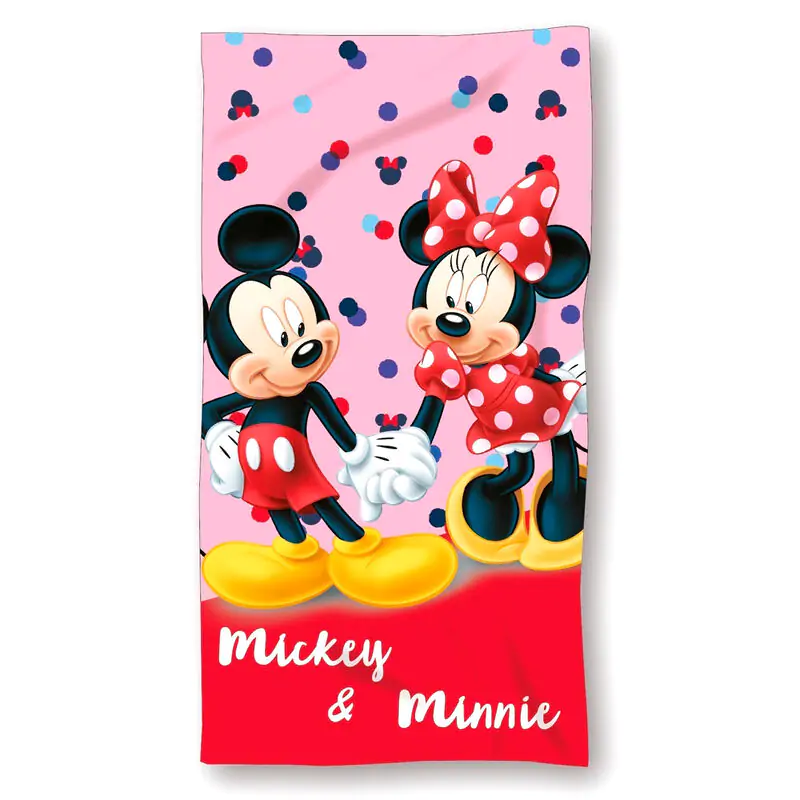 Ręcznik plażowy z mikrofibry Disney Mickey & Minnie zdjęcie produktu