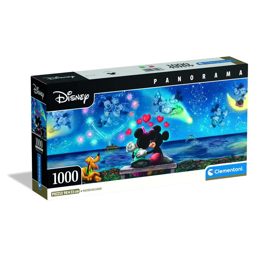 Puzzle Panorama Disney Mickey & Minnie 1000 elementów zdjęcie produktu