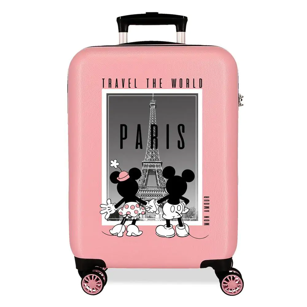 Walizka na kółkach Disney Mickey & Minnie Paris ABS trolley suitcase 55 cm zdjęcie produktu