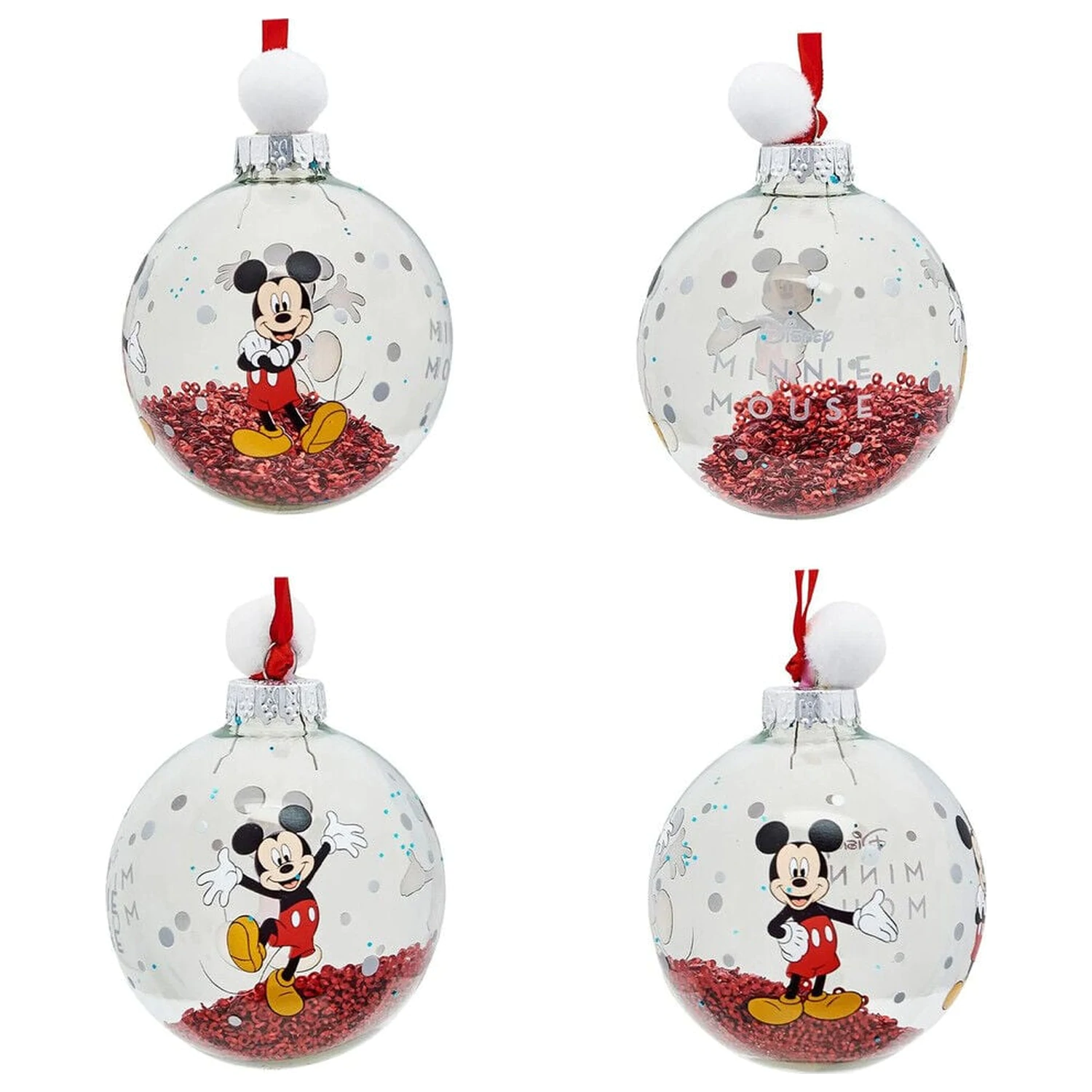 Disney Mickey and Friends Zestaw 7 bombek bożonarodzeniowych zdjęcie produktu