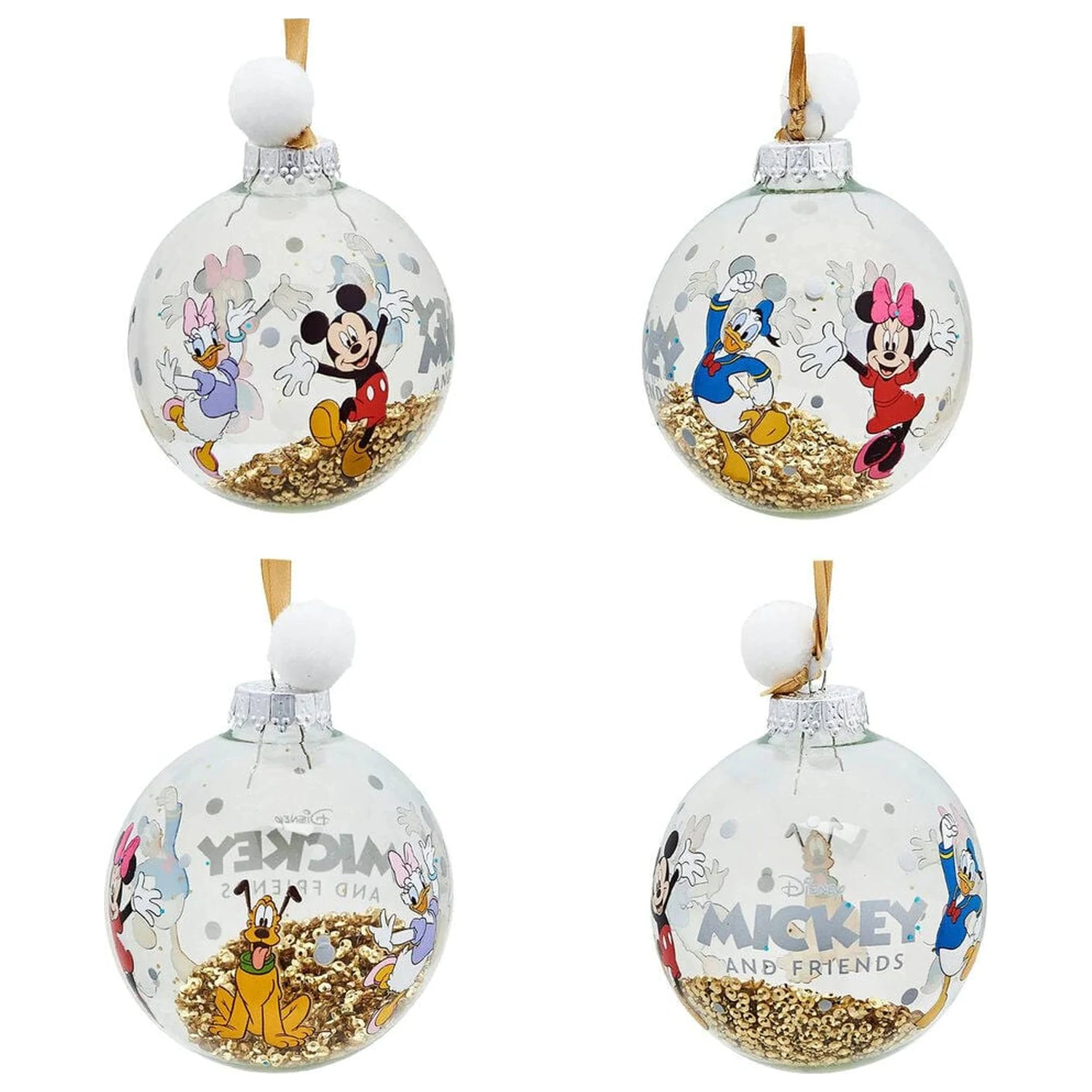 Disney Mickey and Friends Zestaw 7 bombek bożonarodzeniowych zdjęcie produktu