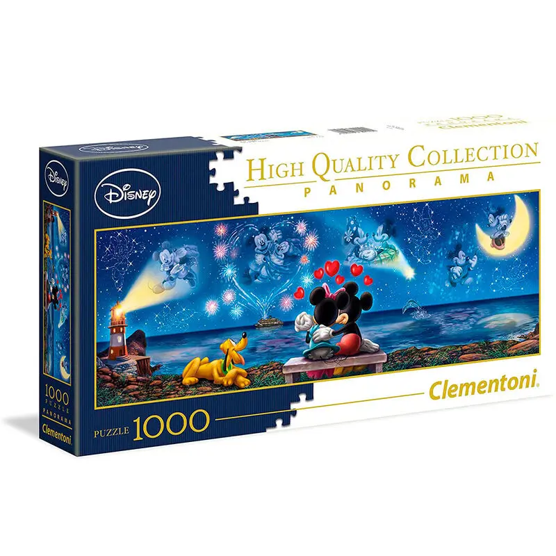 Disney Panorama Puzzle Mickey & Minnie (1000 elementów) zdjęcie produktu
