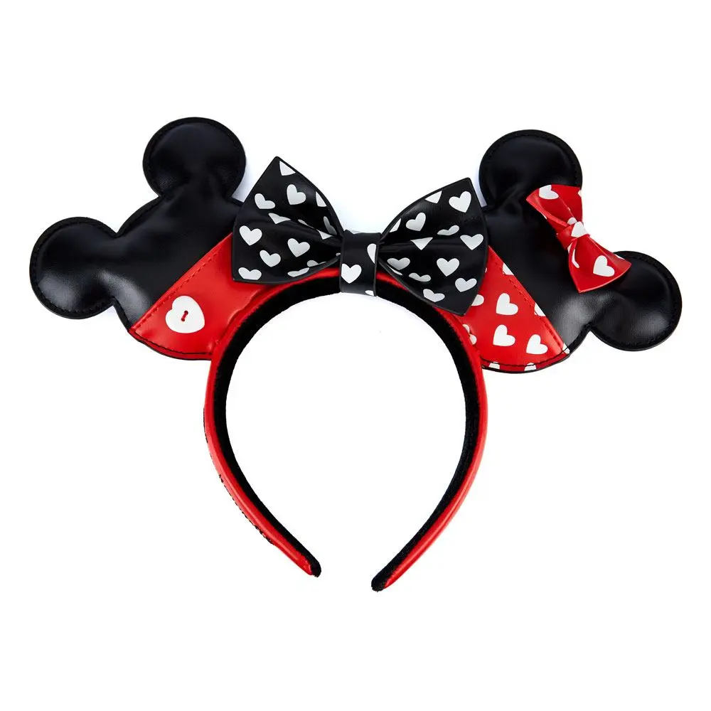 Opaska na głowę Disney by Loungefly Mickey i Minnie Valentines zdjęcie produktu