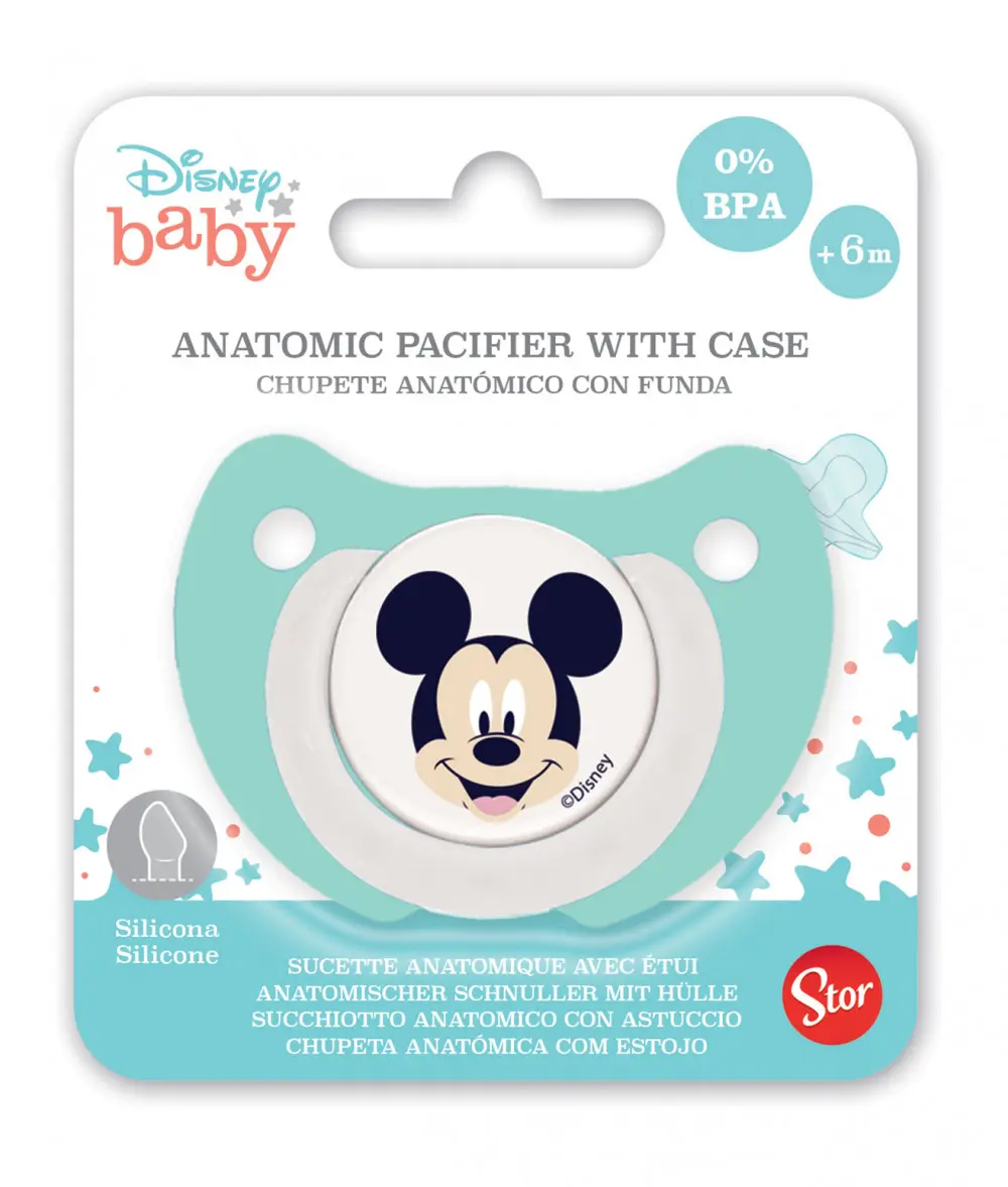 Disney Mickey Baby Smoczek do Zabawy i Spania z Etui zdjęcie produktu