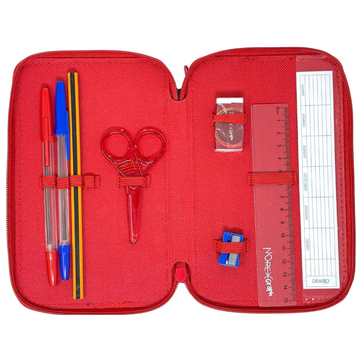 Disney Mickey Dots Filled 3-piętrowy Piórnik zdjęcie produktu