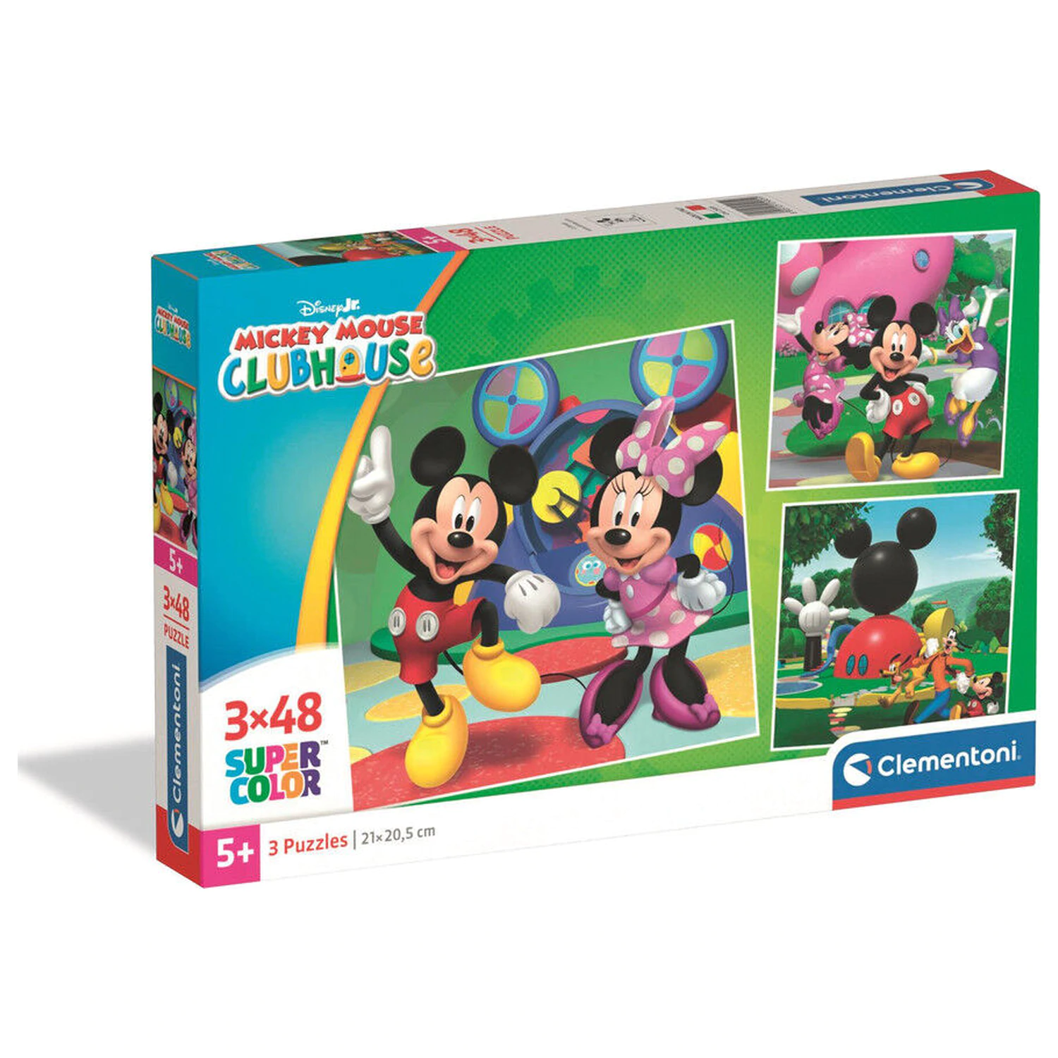 Disney Mickey Mouse Club House puzzle 3x48 sztuk zdjęcie produktu