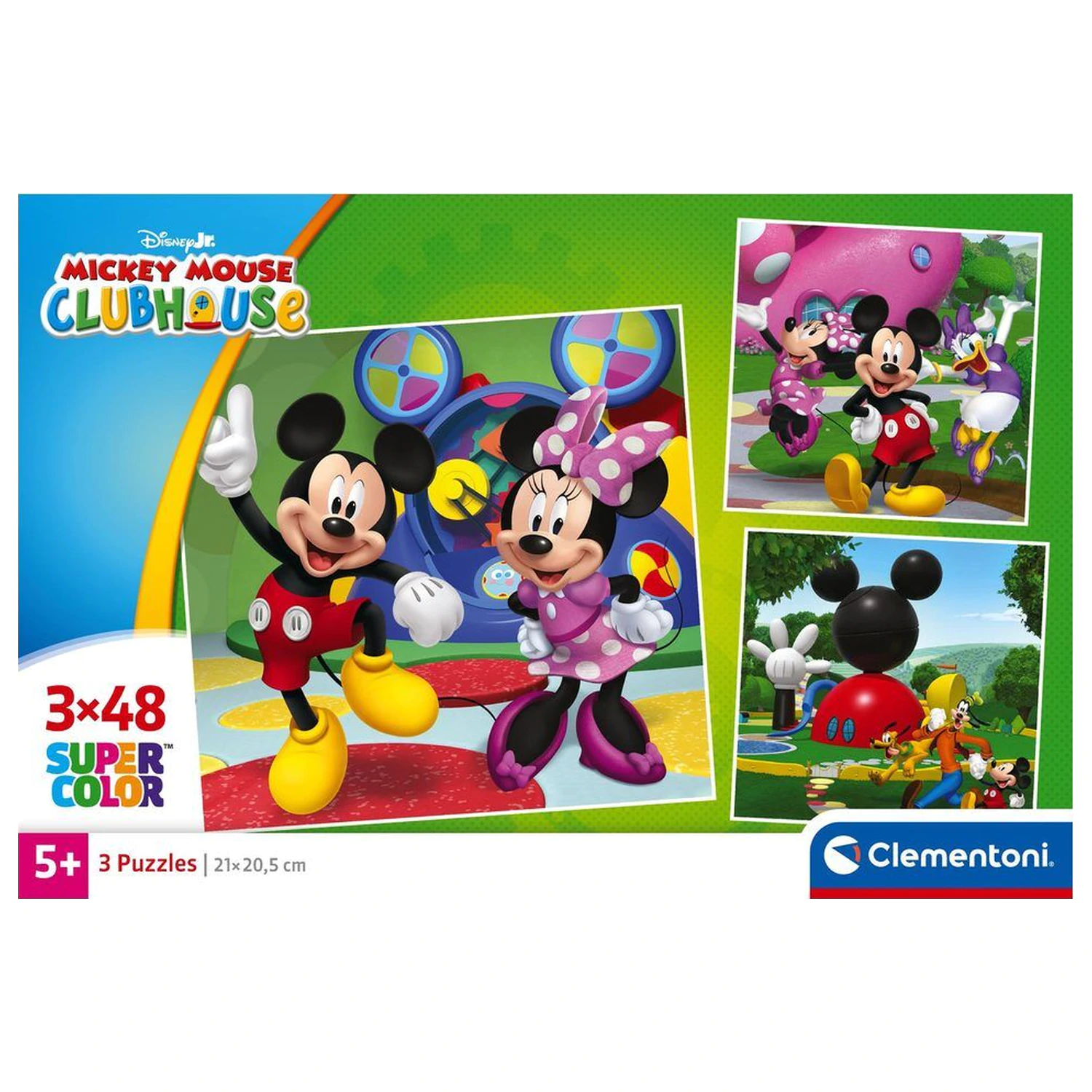Disney Mickey Mouse Club House puzzle 3x48 sztuk zdjęcie produktu
