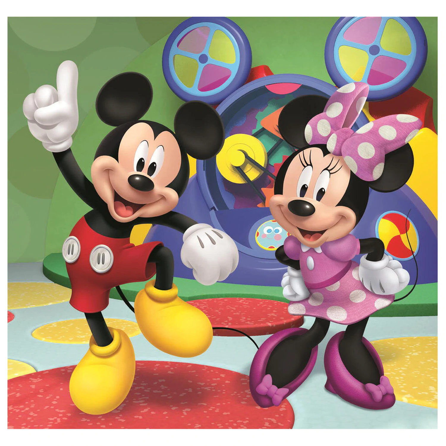 Disney Mickey Mouse Club House puzzle 3x48 sztuk zdjęcie produktu