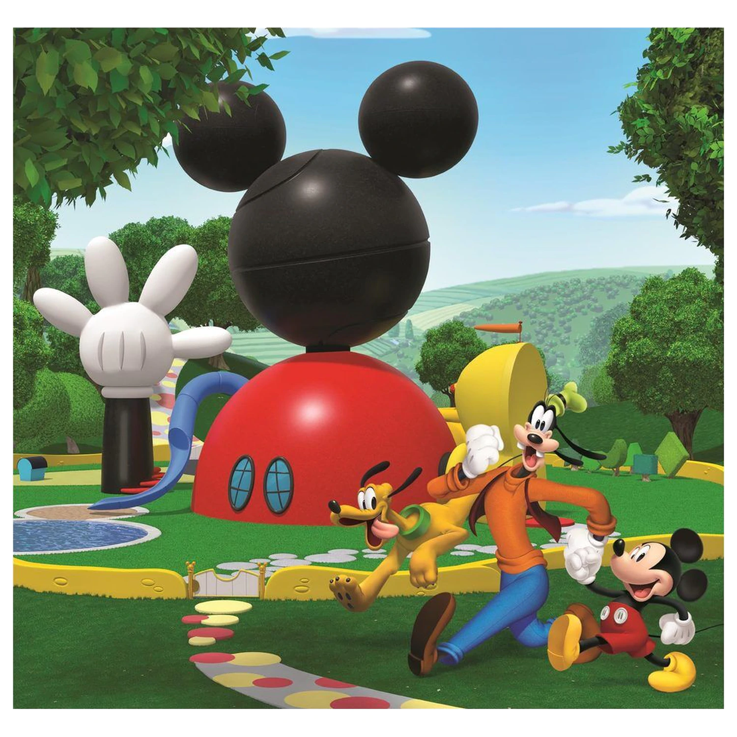 Disney Mickey Mouse Club House puzzle 3x48 sztuk zdjęcie produktu
