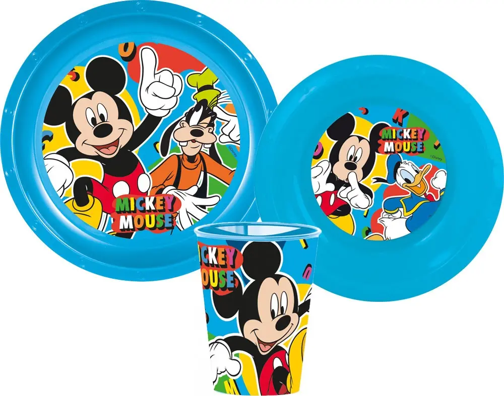 Disney Mickey Zestaw Naczynia, plastikowy zdjęcie produktu