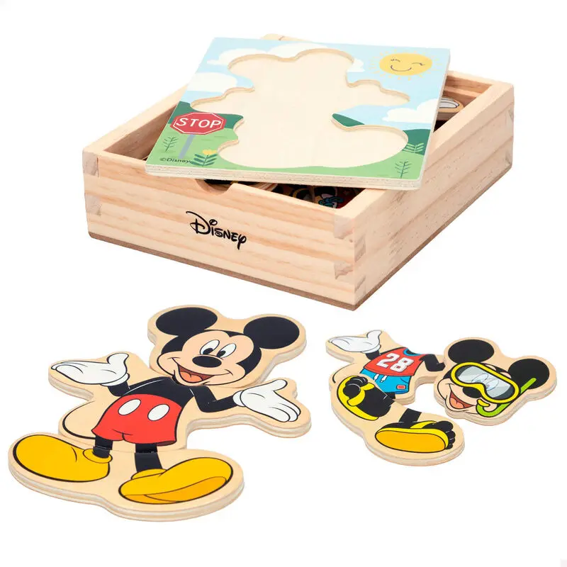 Disney Mickey drewniane puzzle zdjęcie produktu