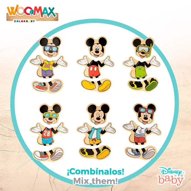 Disney Mickey drewniane puzzle zdjęcie produktu
