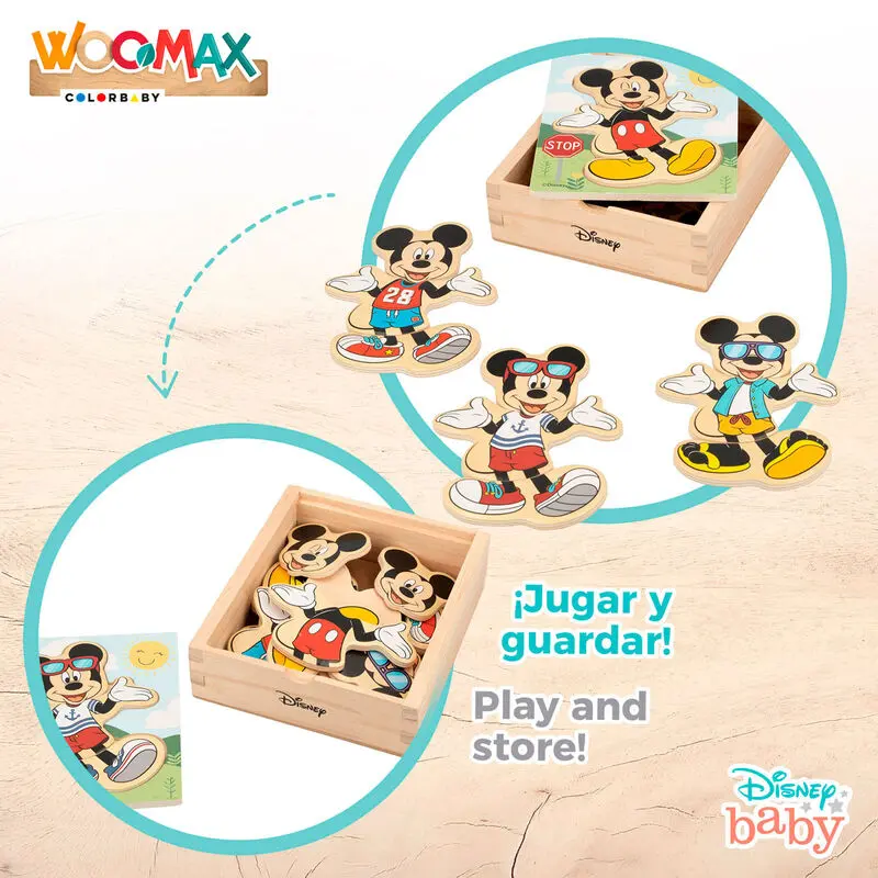 Disney Mickey drewniane puzzle zdjęcie produktu