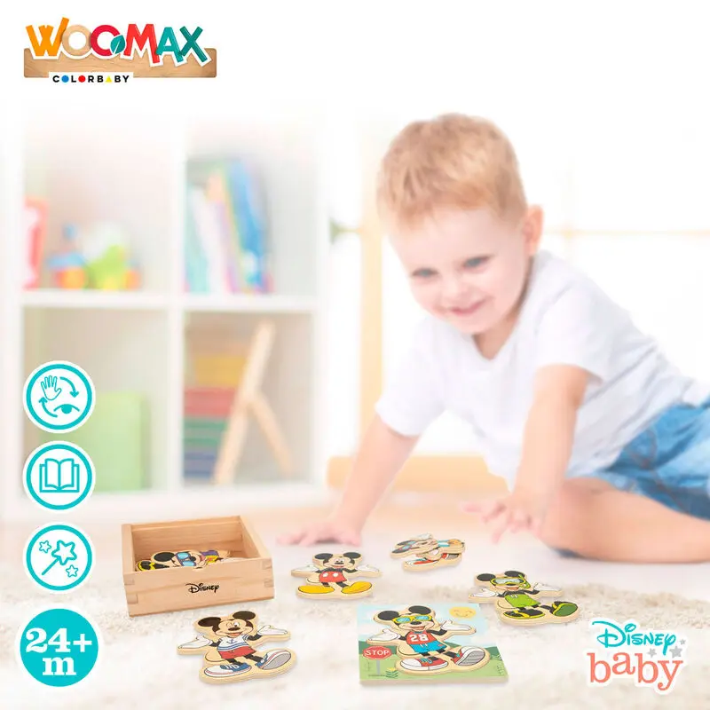 Disney Mickey drewniane puzzle zdjęcie produktu