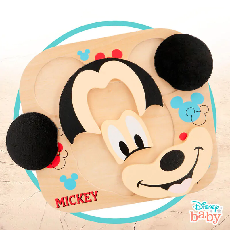 Disney Myszka Miki drewniane puzzle zdjęcie produktu
