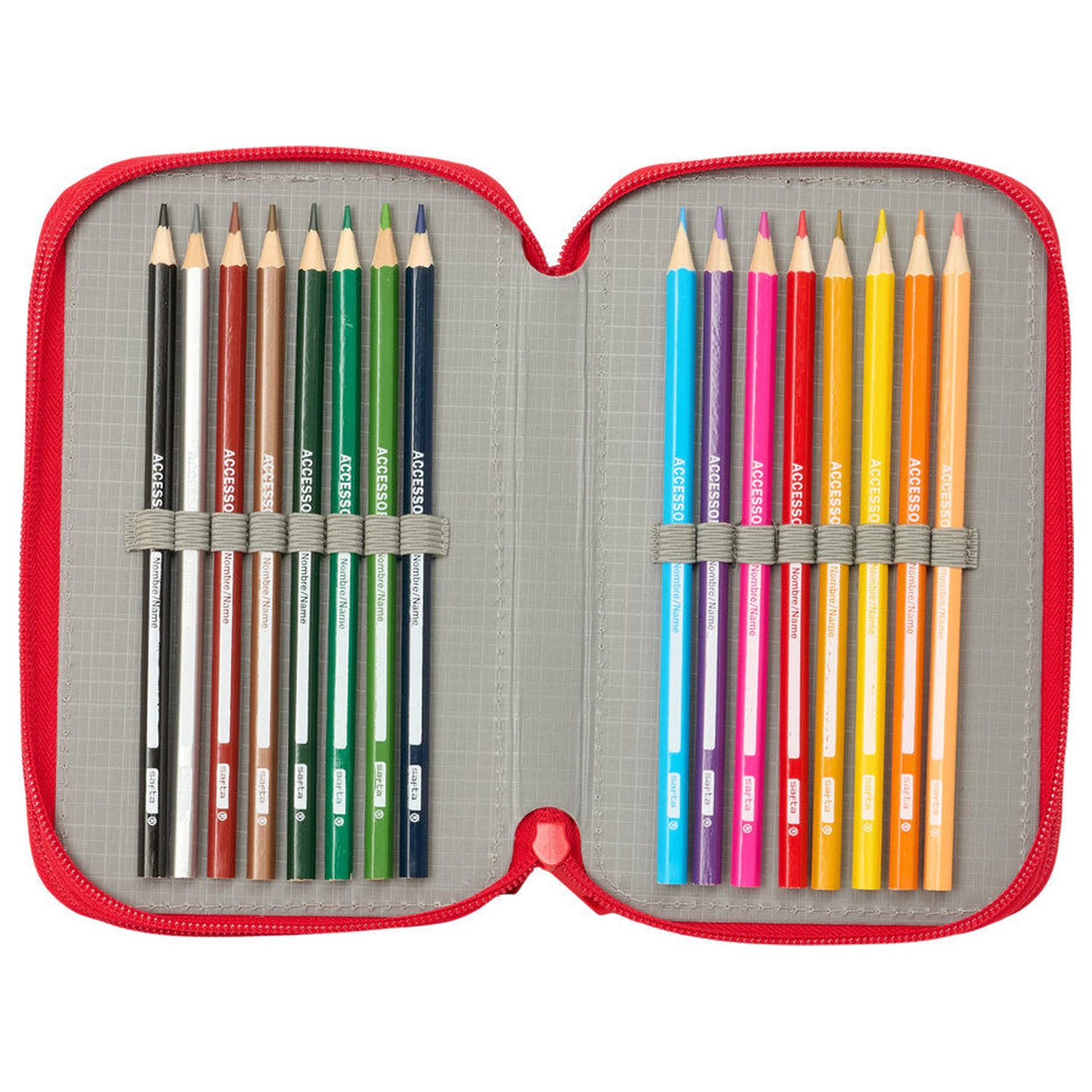 Disney Mickey & Friends Racing potrójny piórnik 37 szt. zdjęcie produktu