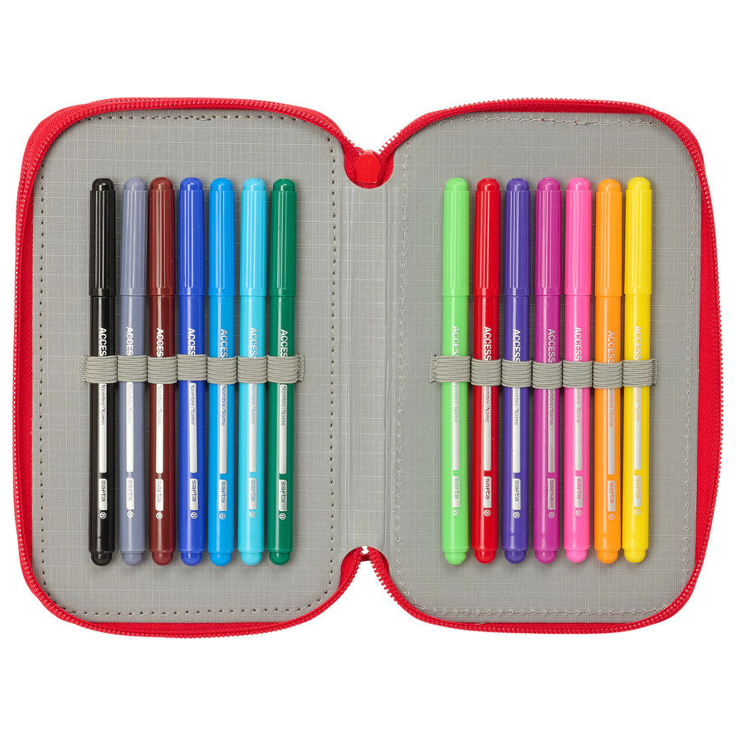 Disney Mickey & Friends Racing potrójny piórnik 37 szt. zdjęcie produktu