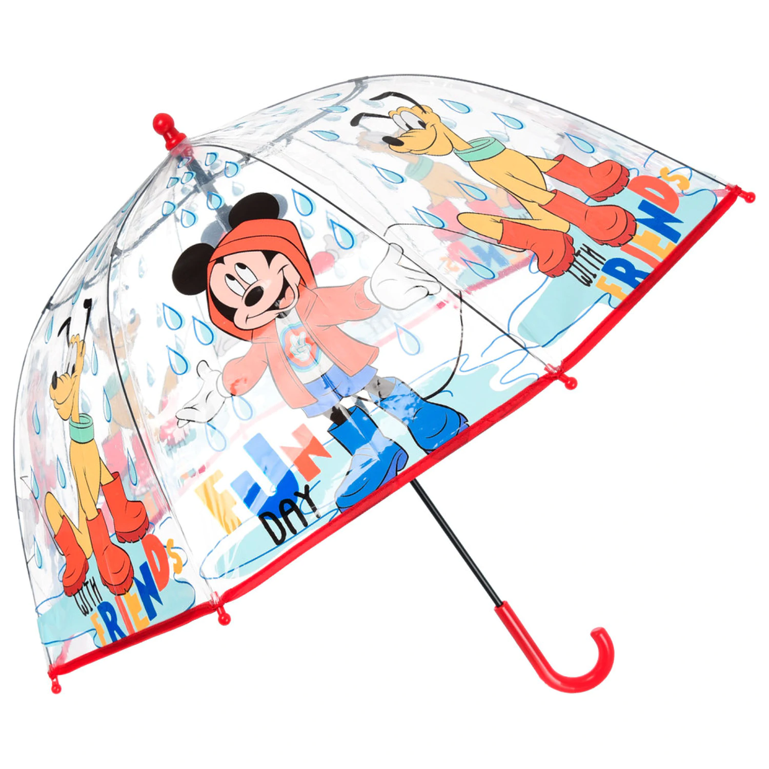 Disney Mickey Fun Day przezroczysty parasol dla dzieci zdjęcie produktu