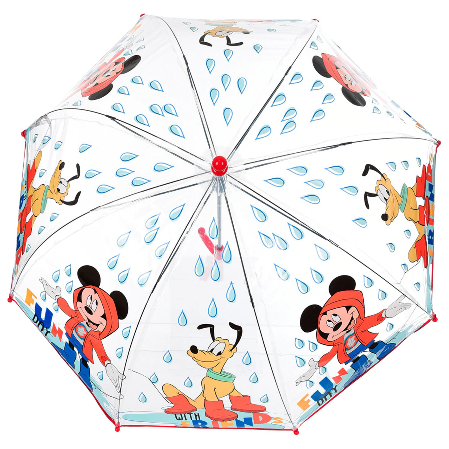 Disney Mickey Fun Day przezroczysty parasol dla dzieci zdjęcie produktu