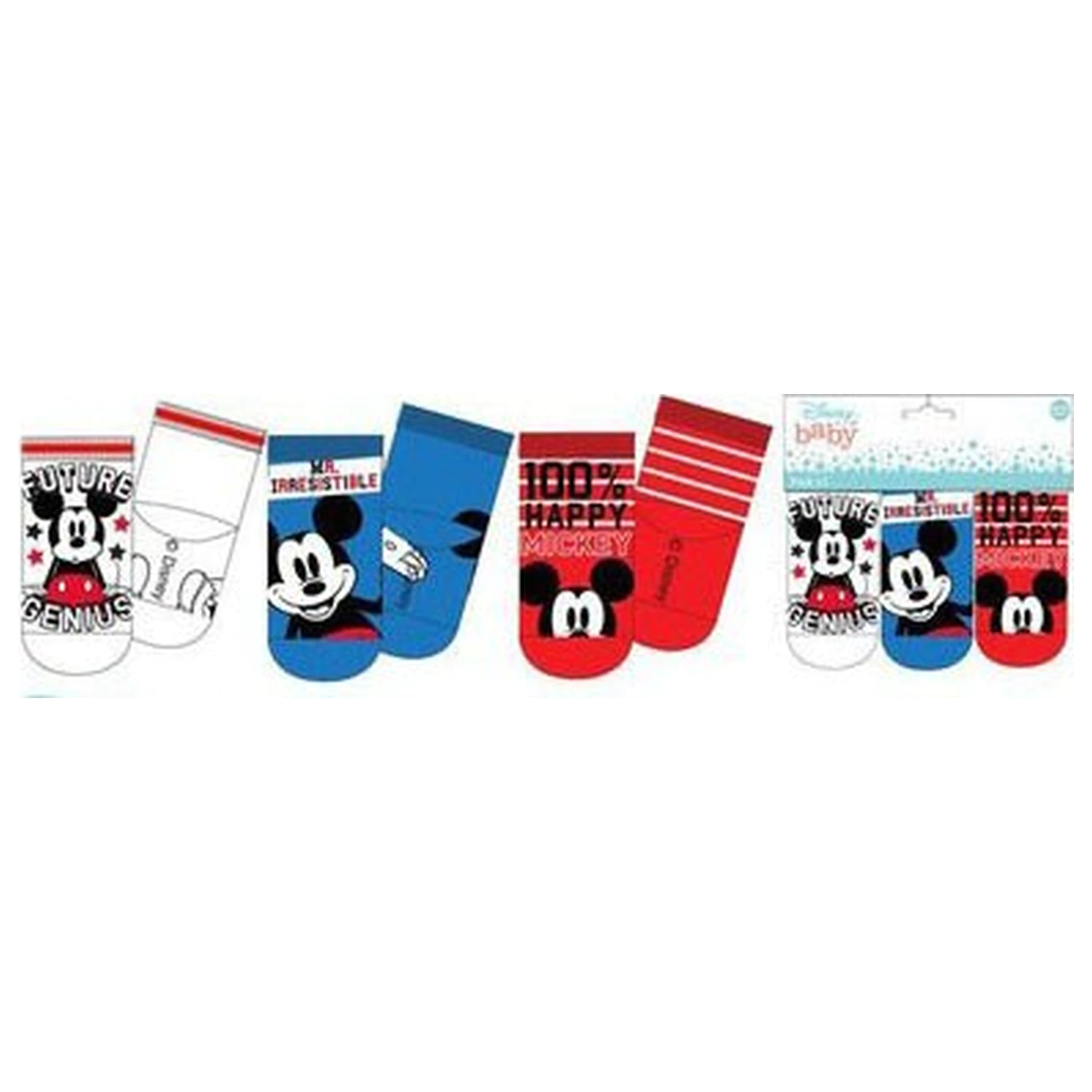 Disney Mickey Genius skarpetki niemowlęce 6/12 miesięcy zdjęcie produktu