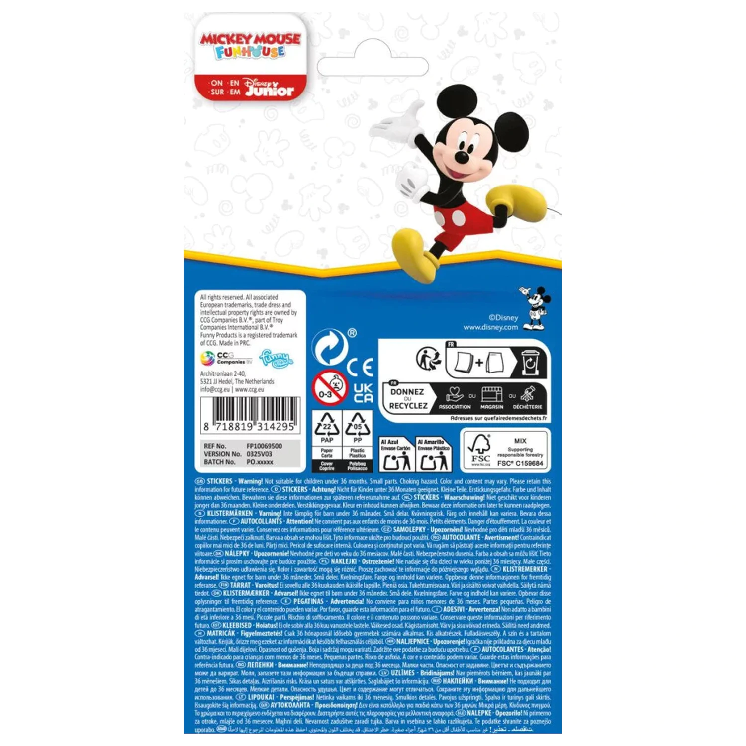 Disney Mickey Go For It naklejka zdjęcie produktu
