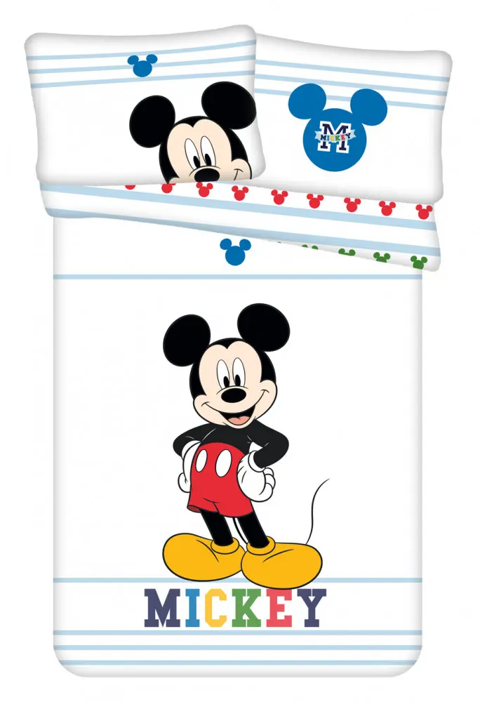 Disney Mickey dziecięca poszewka na kołdrę 100x135cm, 40x60 cm zdjęcie produktu