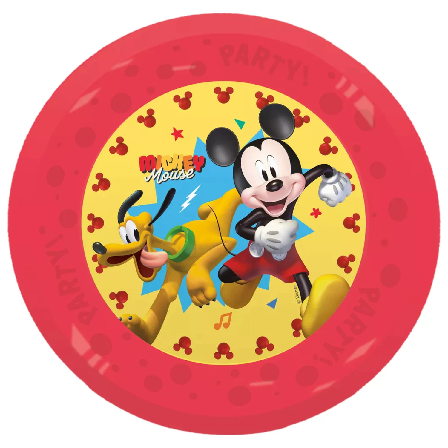 Disney Mickey Jump Into Fun micro premium plastikowy płaski talerz zestaw 4-częściowy 21 cm zdjęcie produktu