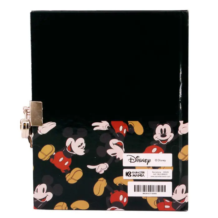 Disney Mickey True pamiętnik z kluczykiem zdjęcie produktu