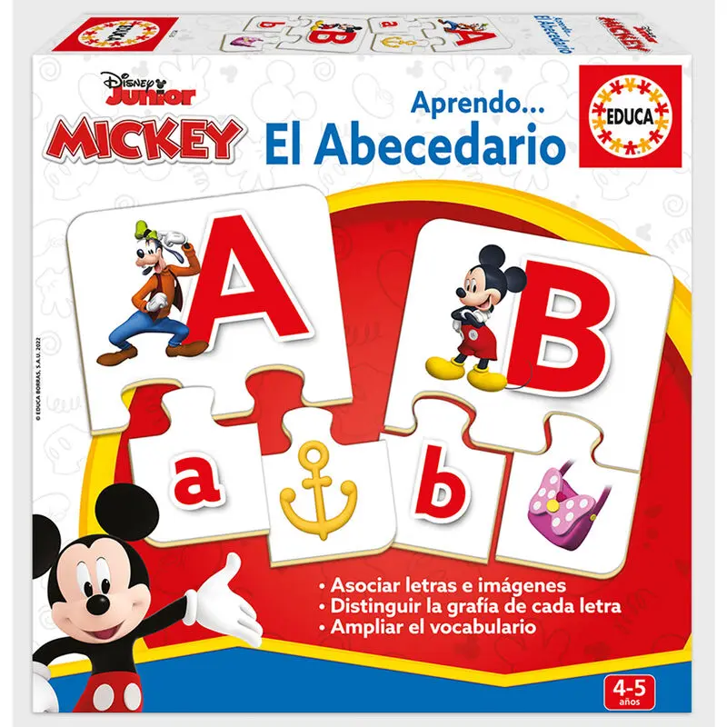 Disney Mickey Gra edukacyjna Nauka alfabetu zdjęcie produktu