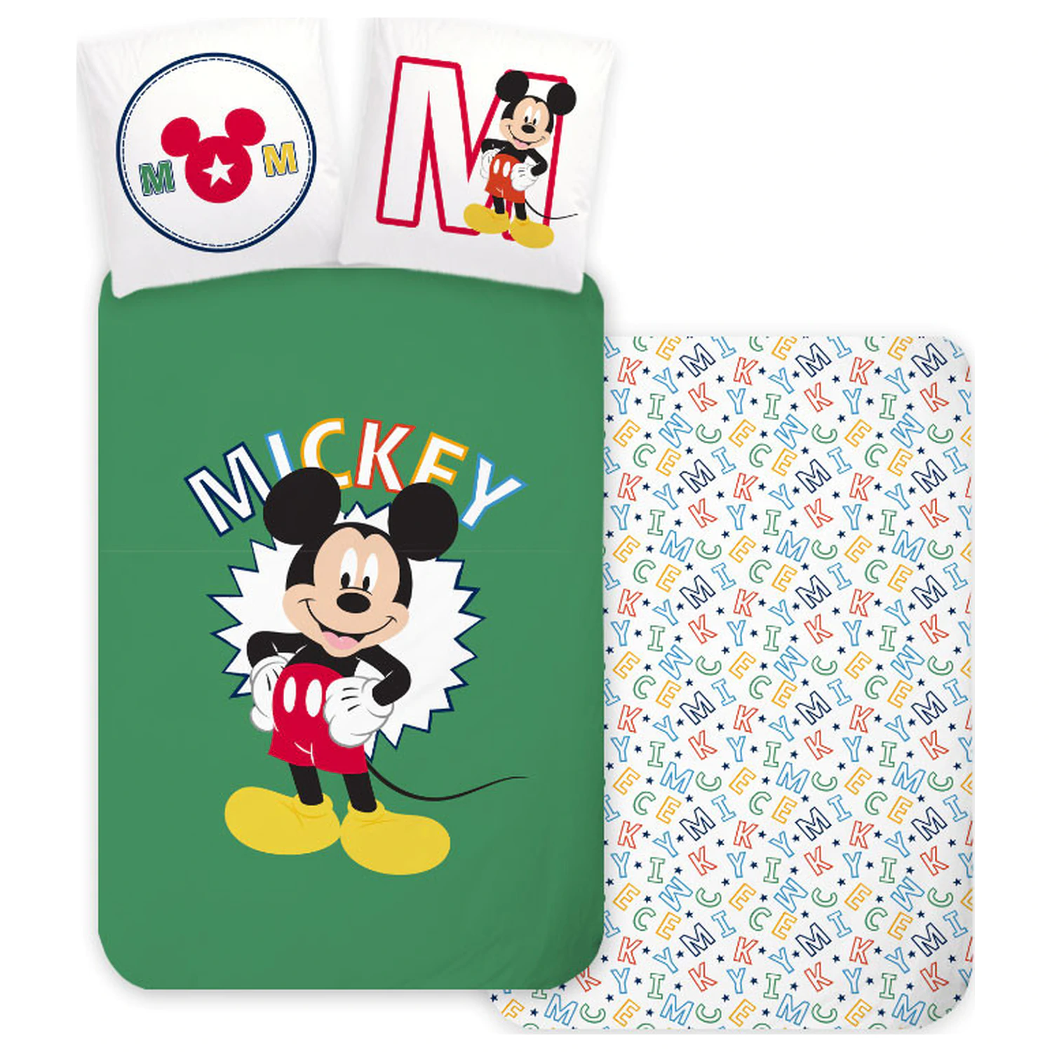 Disney Mickey Letters poszewka na kołdrę dla malucha/przedszkolaka zdjęcie produktu