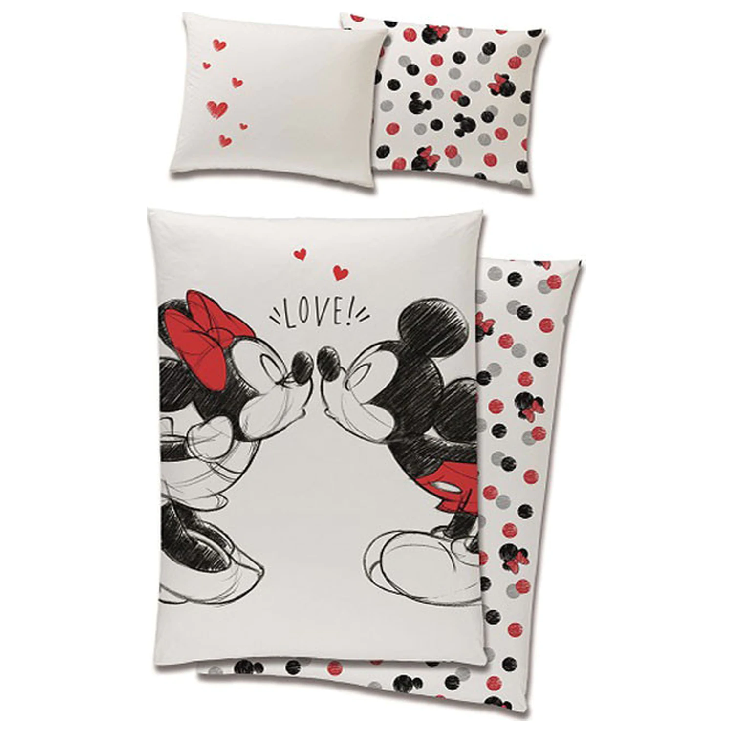Disney Mickey Love Poszewka na kołdrę zdjęcie produktu