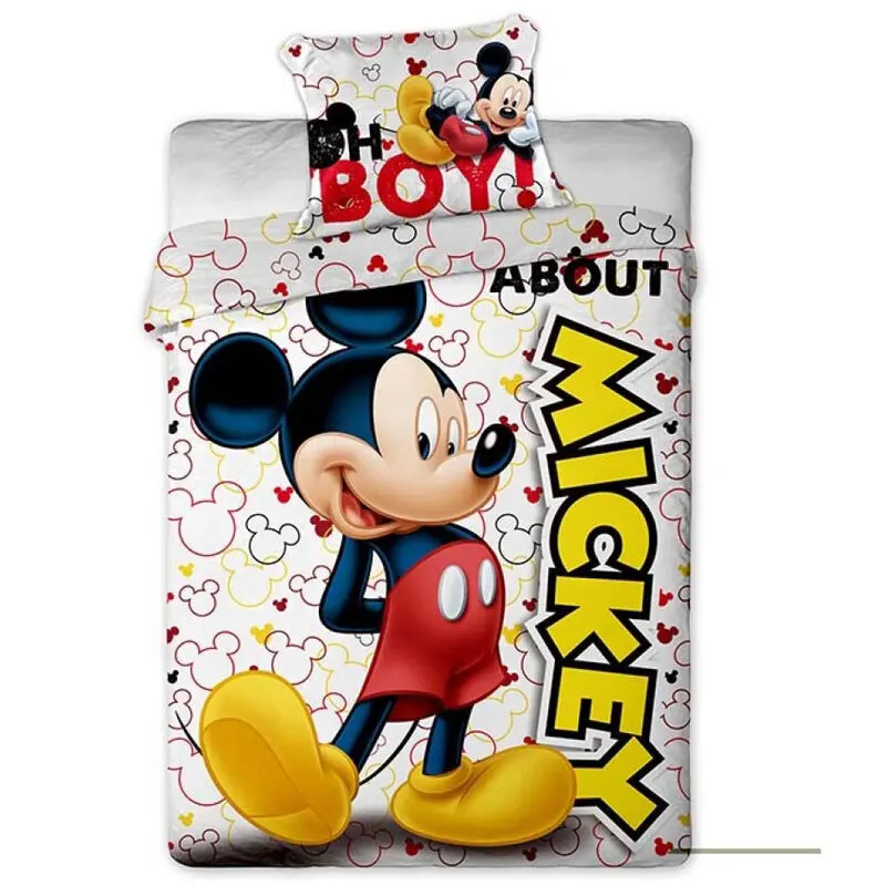 Disney Mickey poszwa na kołdrę z mikrofibry na łóżko 90cm zdjęcie produktu