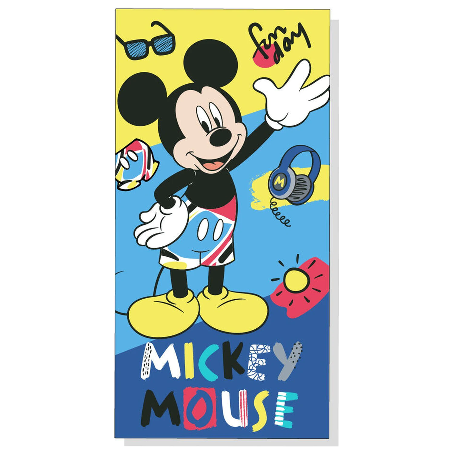 Disney Mickey ręcznik plażowy z mikrofibry zdjęcie produktu
