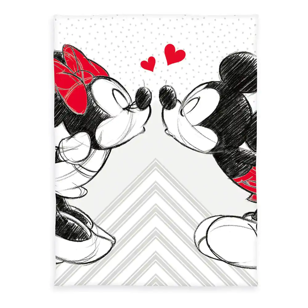 Koc polarowy Disney Myszka Miki i Myszka Minnie 150 x 200 cm zdjęcie produktu