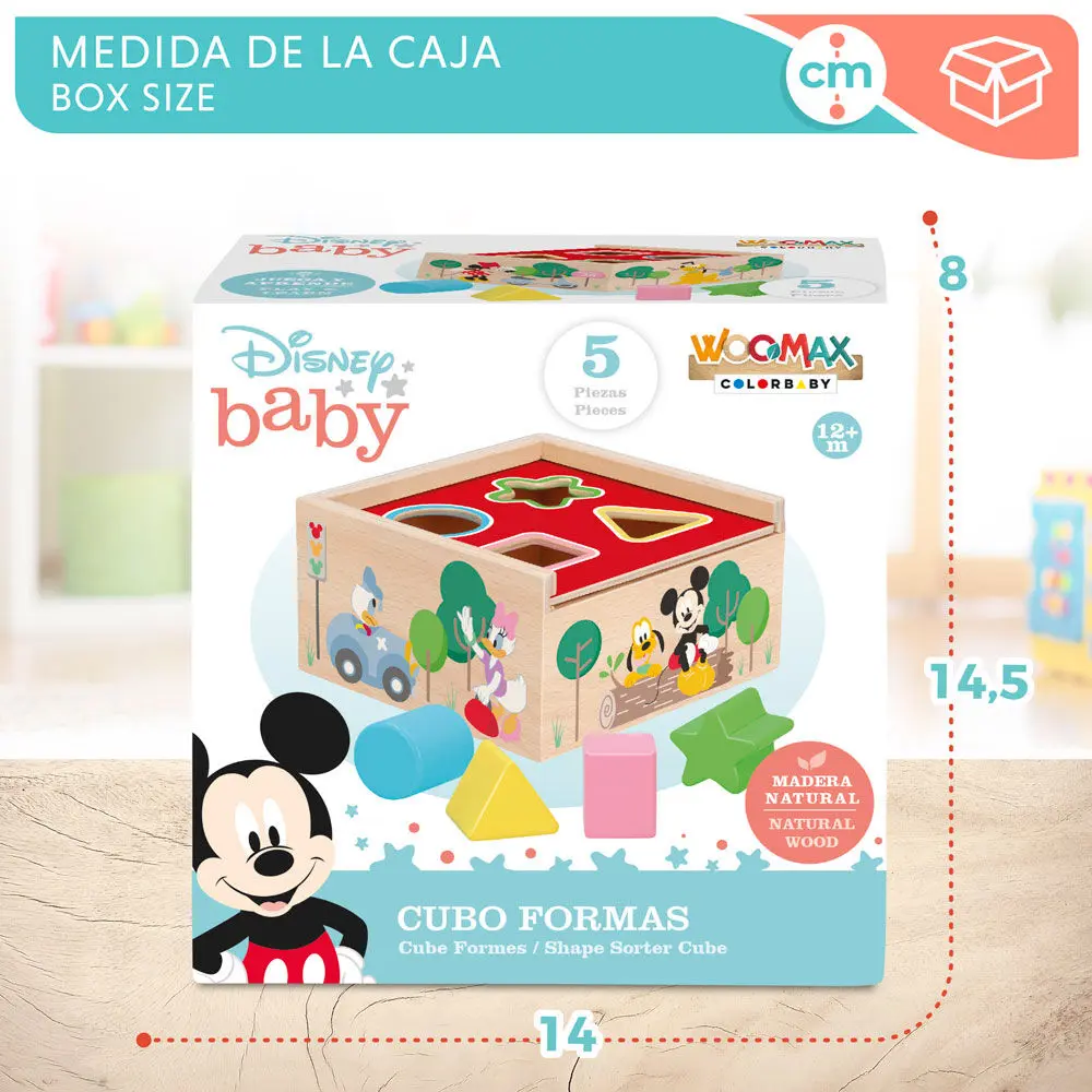 Disney Mickey Minnie drewniane formy w kształcie kostek zdjęcie produktu