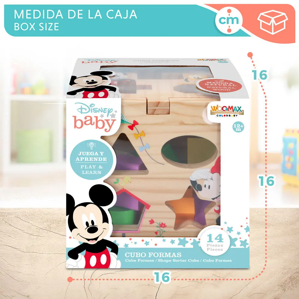 Disney Mickey Minnie drewniane formy w kształcie kostek zdjęcie produktu