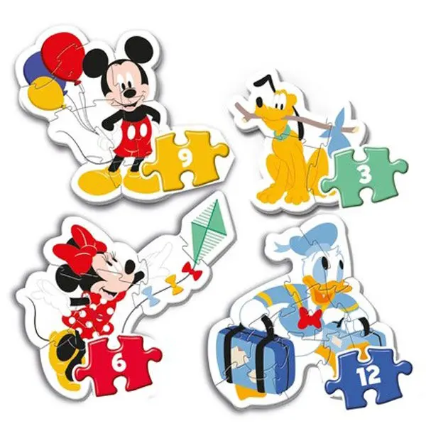 Disney Mickey Moje Pierwsze Puzzle 3-6-9-12 elementów zdjęcie produktu